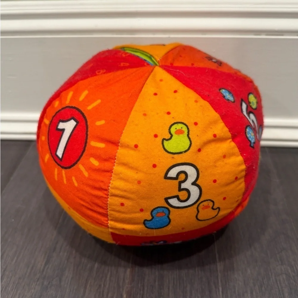 Melissa & Doug K’s Kids 123 ABC Multicolor Learning Ball- Says ABCs of Numbers